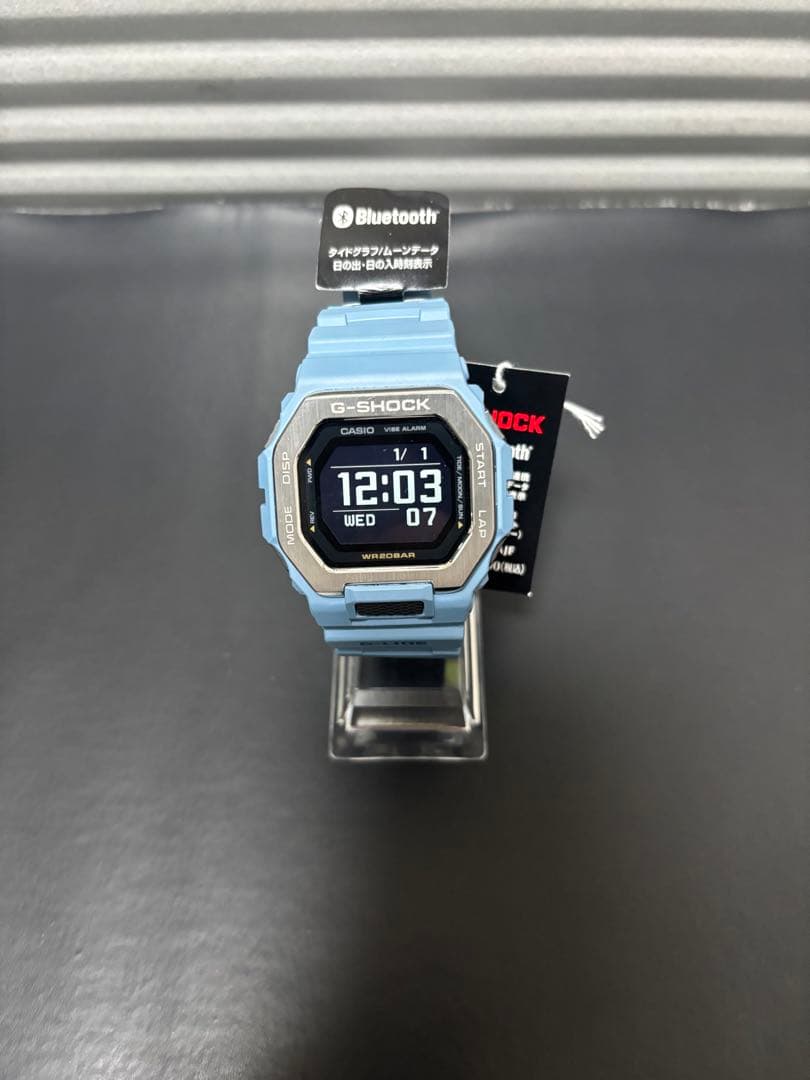 ほぼ未使用　G-SHOCK　G-LIDE　GBX-100　スカイブルー