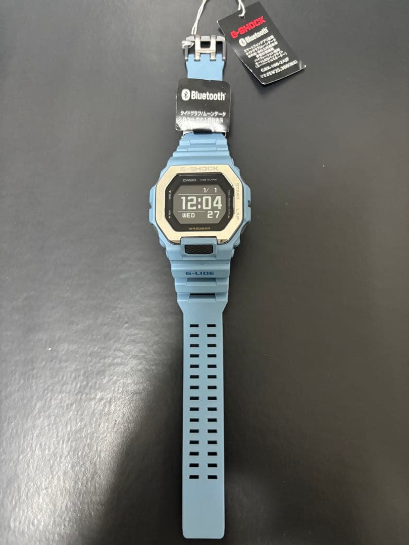 ほぼ未使用　G-SHOCK　G-LIDE　GBX-100　スカイブルー