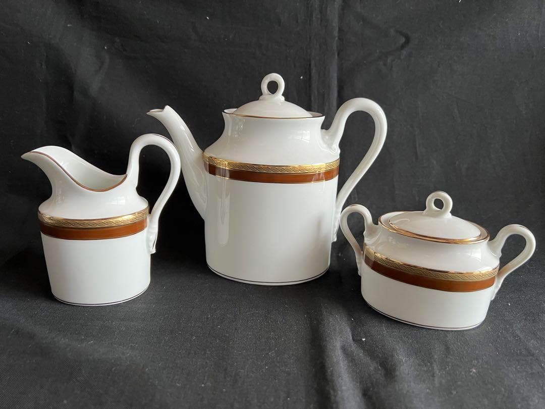 リチャードジノリ　パレルモブラウン　コーヒーセット