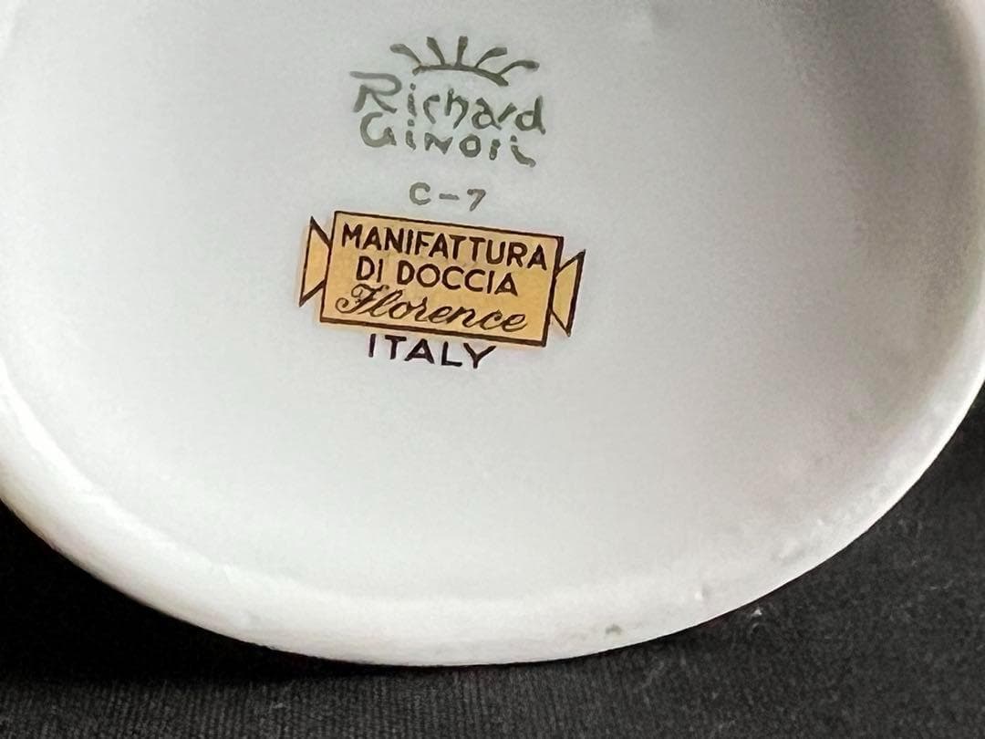 リチャードジノリ　パレルモブラウン　コーヒーセット