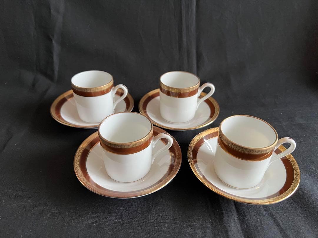 リチャードジノリ　パレルモブラウン　コーヒーセット