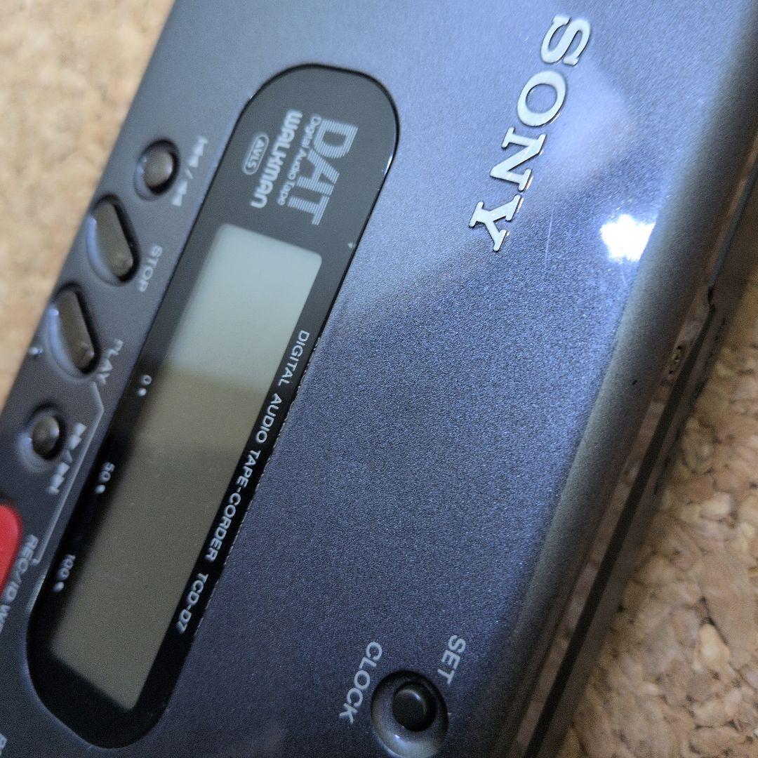 【ジャンク】SONY　DATレコーダー　TCD-D7