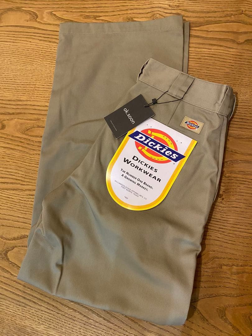 新品未使用　オクスン　ok.soon×dickies ワイドチノパンツ M