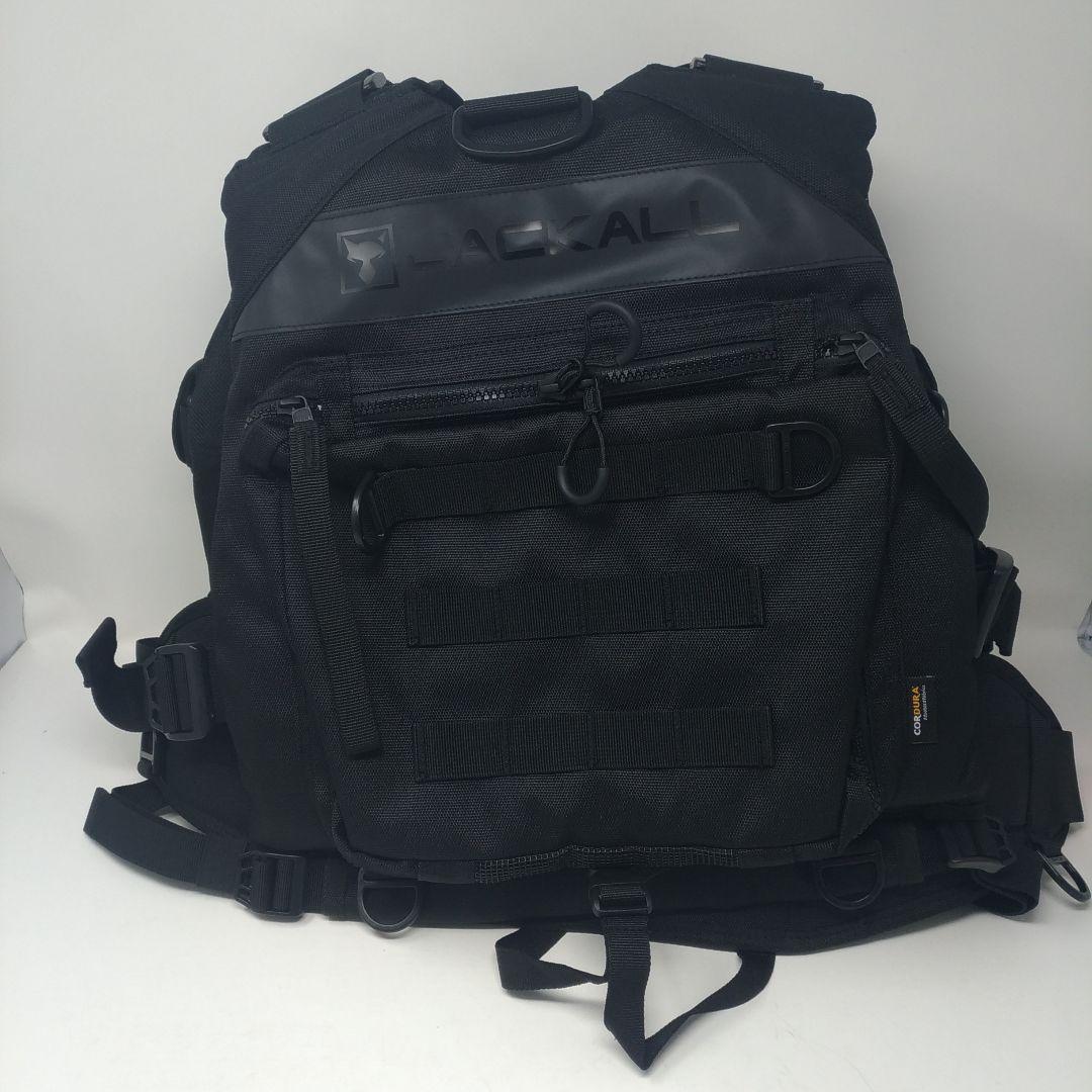 JACKALL ブラック　バーサタイル　ゲームベスト 釣り　ライフジャケット