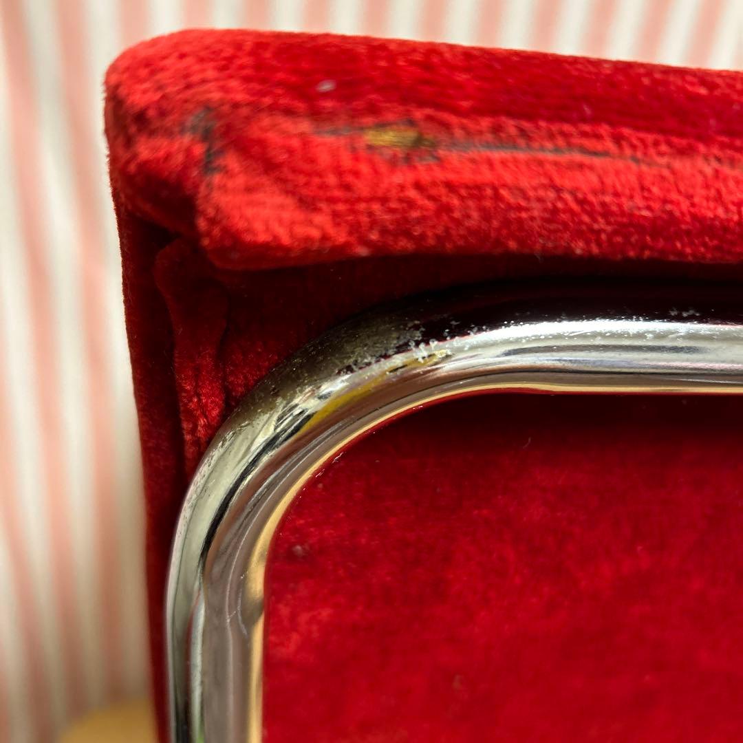 レトロ 喫茶店 ゲームセンター チェア ベロア調 椅子 【送料込】