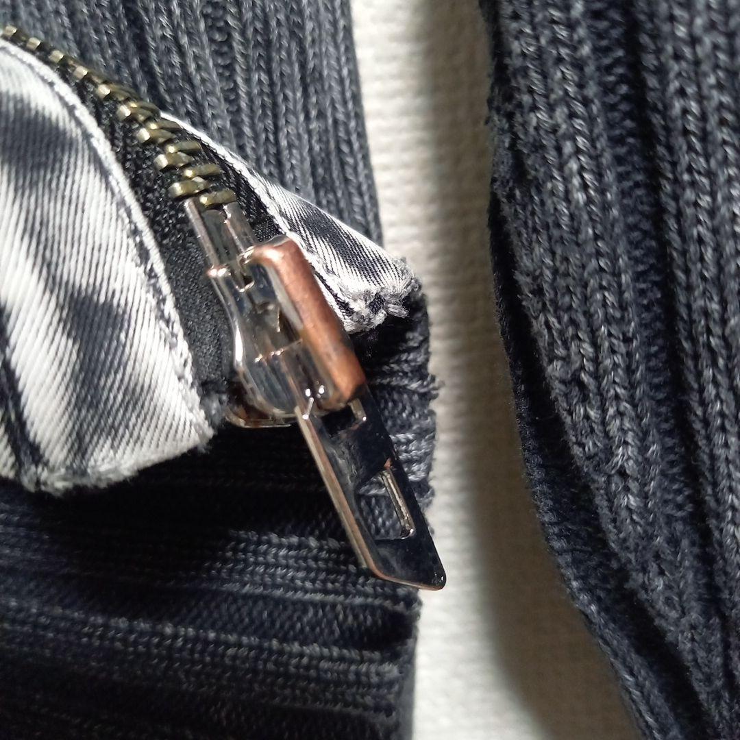 最終値下げ！DIESEL ニットライダース ニットジャケット ドライバーズニット