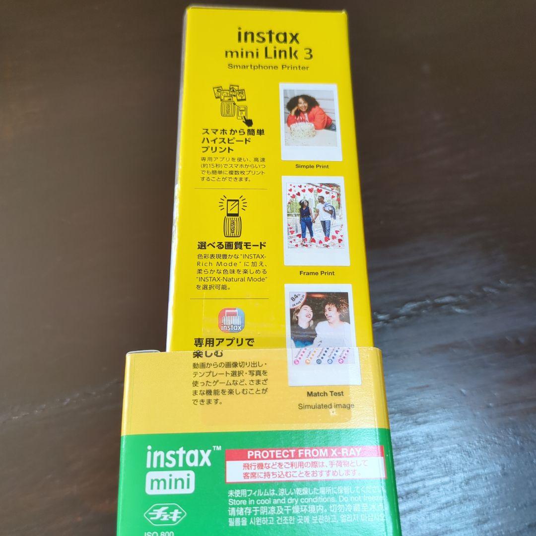 新品FUJIFILM instax mini Link3 チェキフィルム10枚付