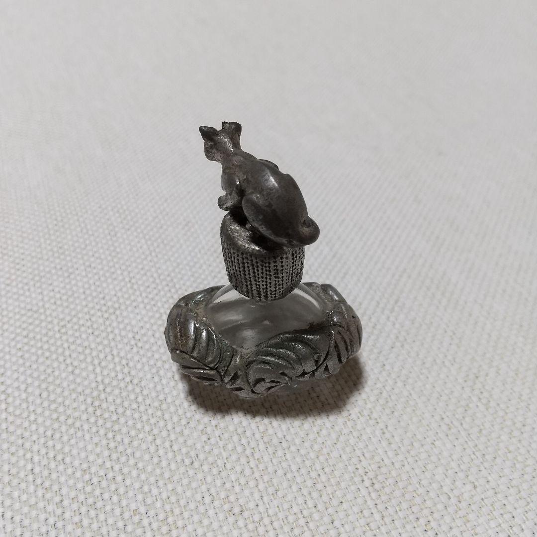 猫の小瓶 香水瓶 フランス 20世紀