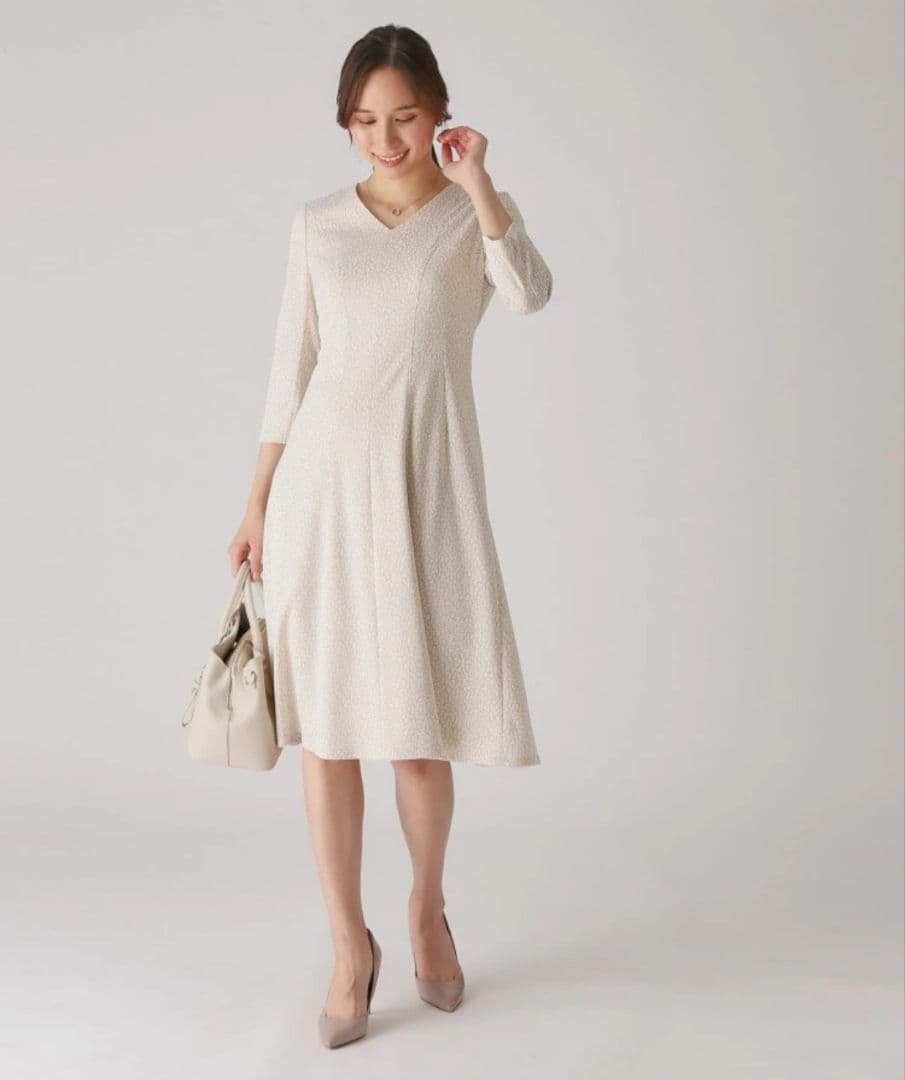 ✨サイト販売中✨COUP DE CHANCE 洗える 日本製 フレアワンピース