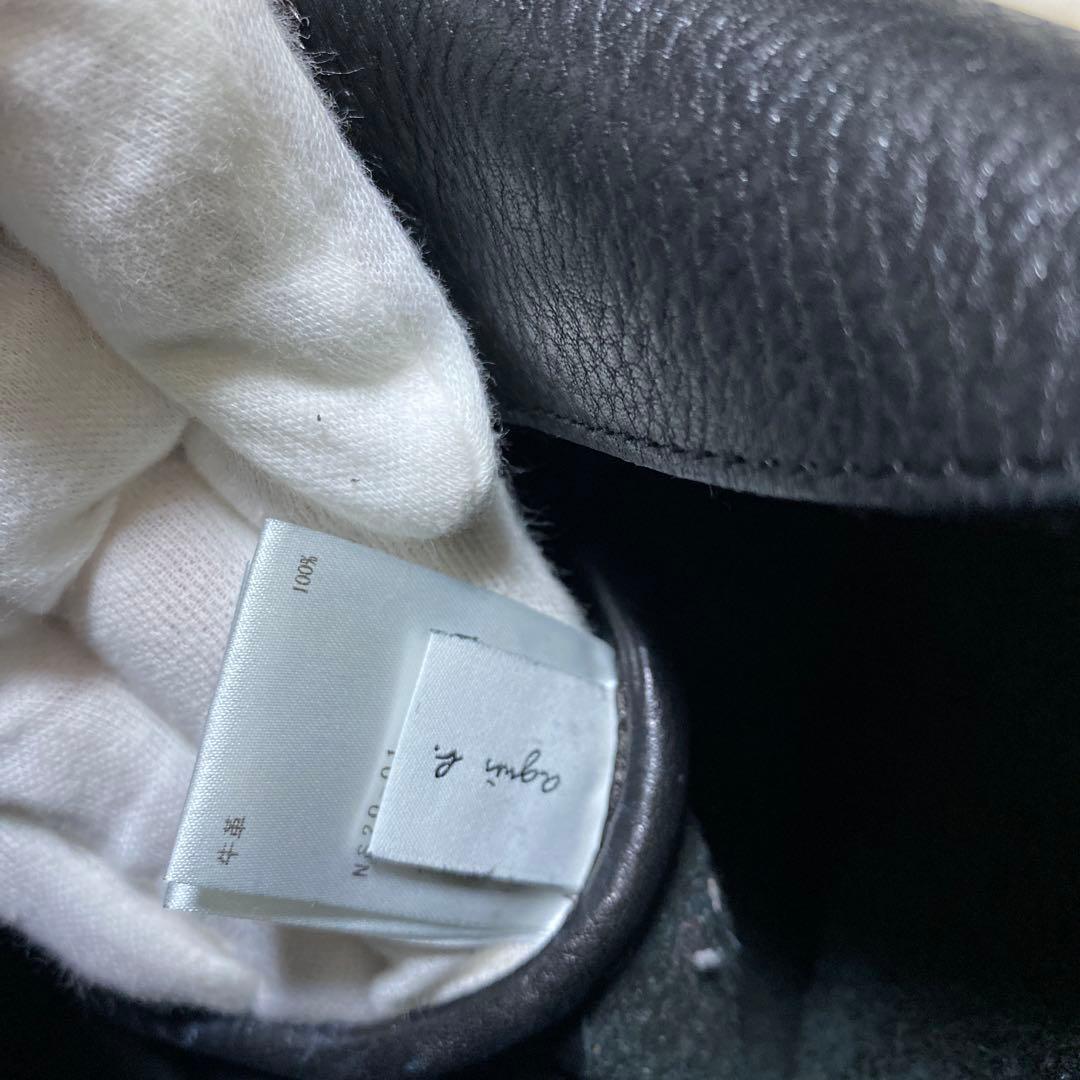 mogumi様 アニエスベー　ショルダーバッグ　本革 レザー 黒 希少