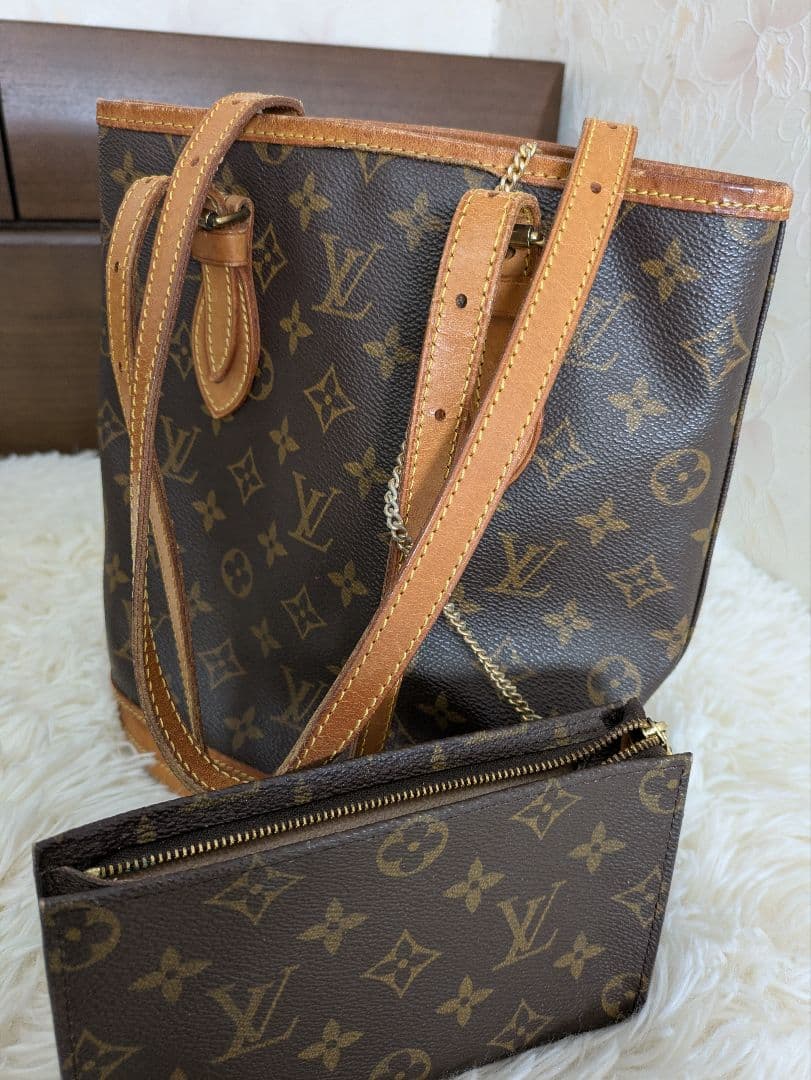 ヴィトン　プチバケット　モノグラム　バケツ　バッグ