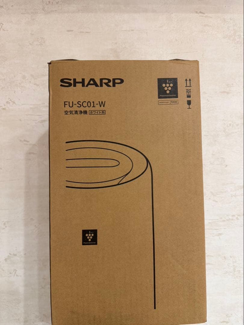 シャープ 空気清浄機 FU-SC01-W プラズマクラスター 7000