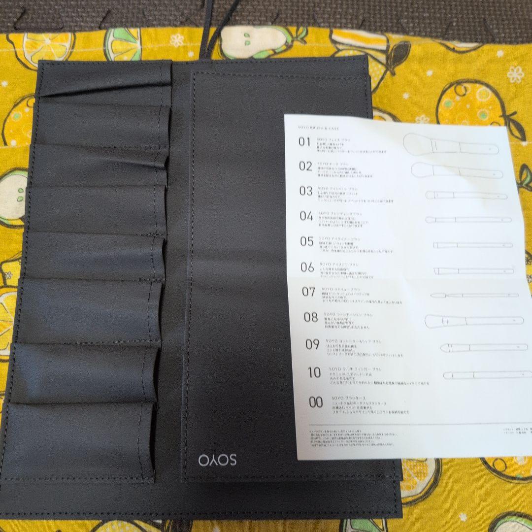 未使用ケース付き「SOYOブラシ」小田切ヒロ プロデュース 10本