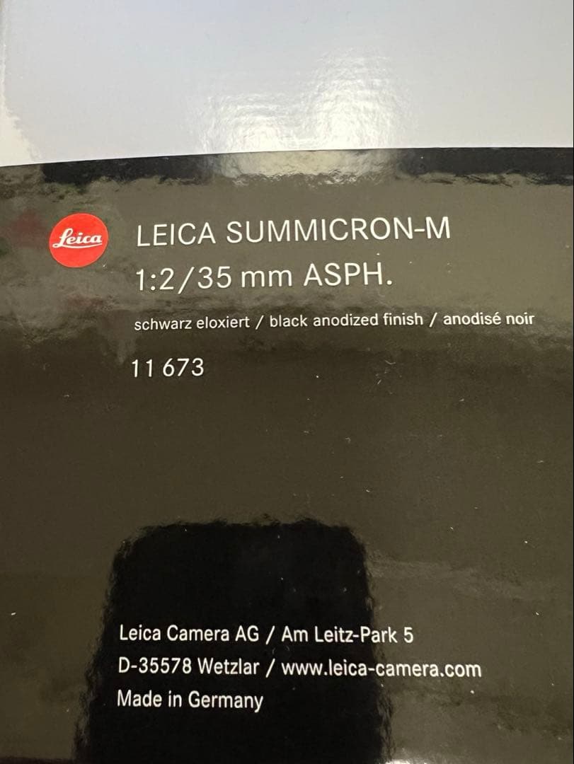 【2/9 限定sign go出品】ライカ ズミクロンM f2/35mm