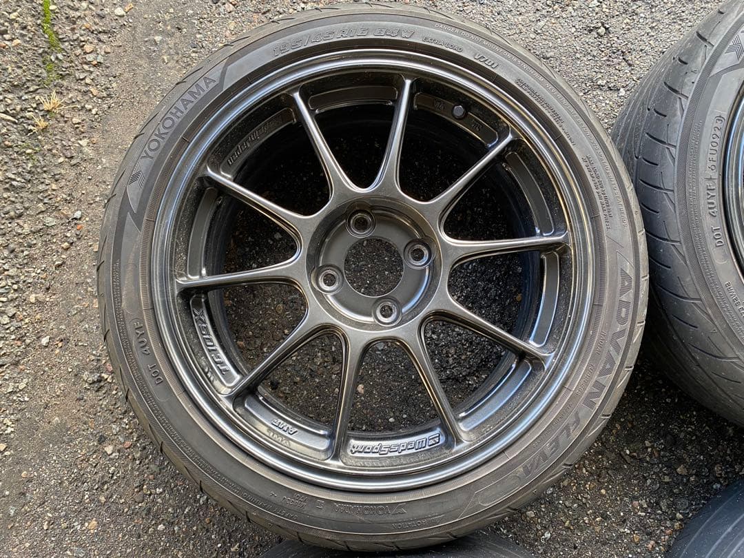 WedsSport TC105X 16×7J +43 タイヤ付(前後サイズ違い)