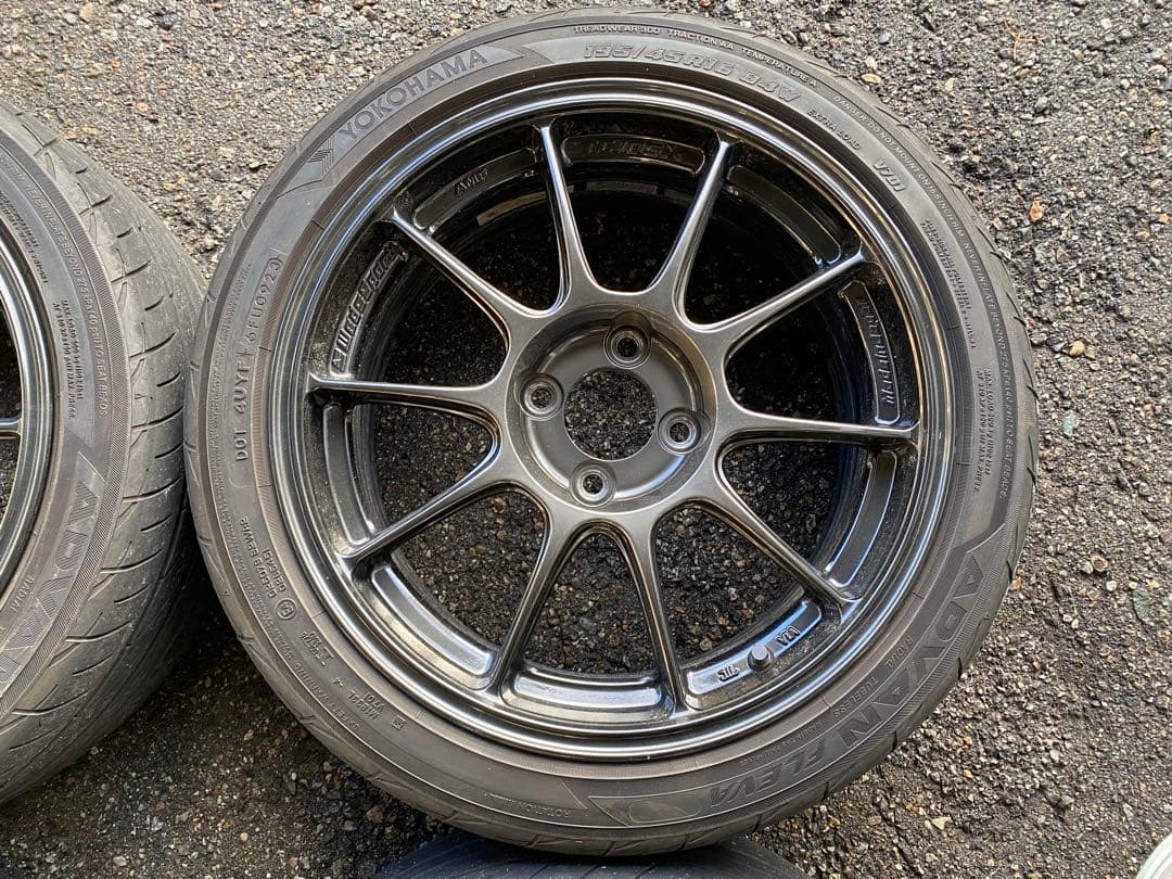 WedsSport TC105X 16×7J +43 タイヤ付(前後サイズ違い)