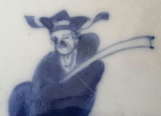 焼物　人物皿