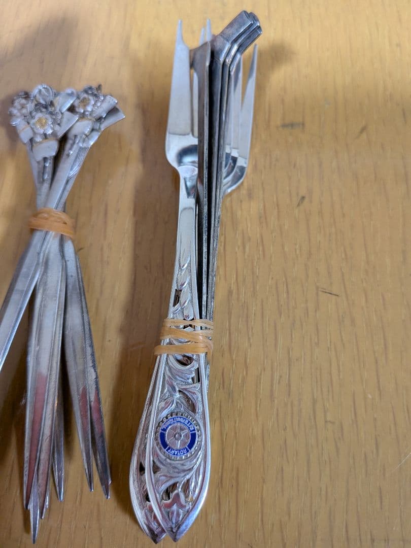 銀製品　カトラリー　709g
