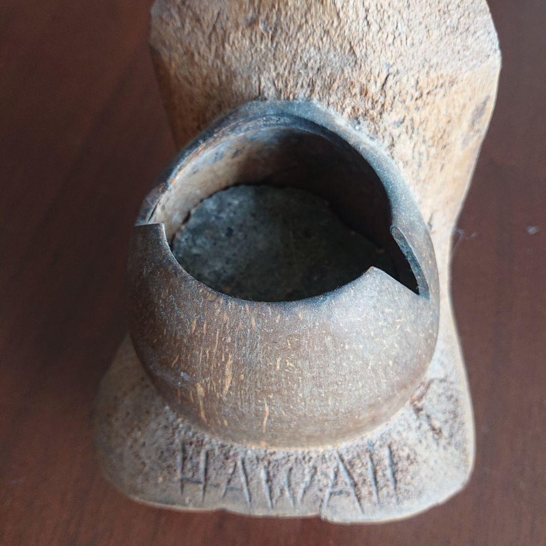 アンティーク灰皿木製鷹鷲