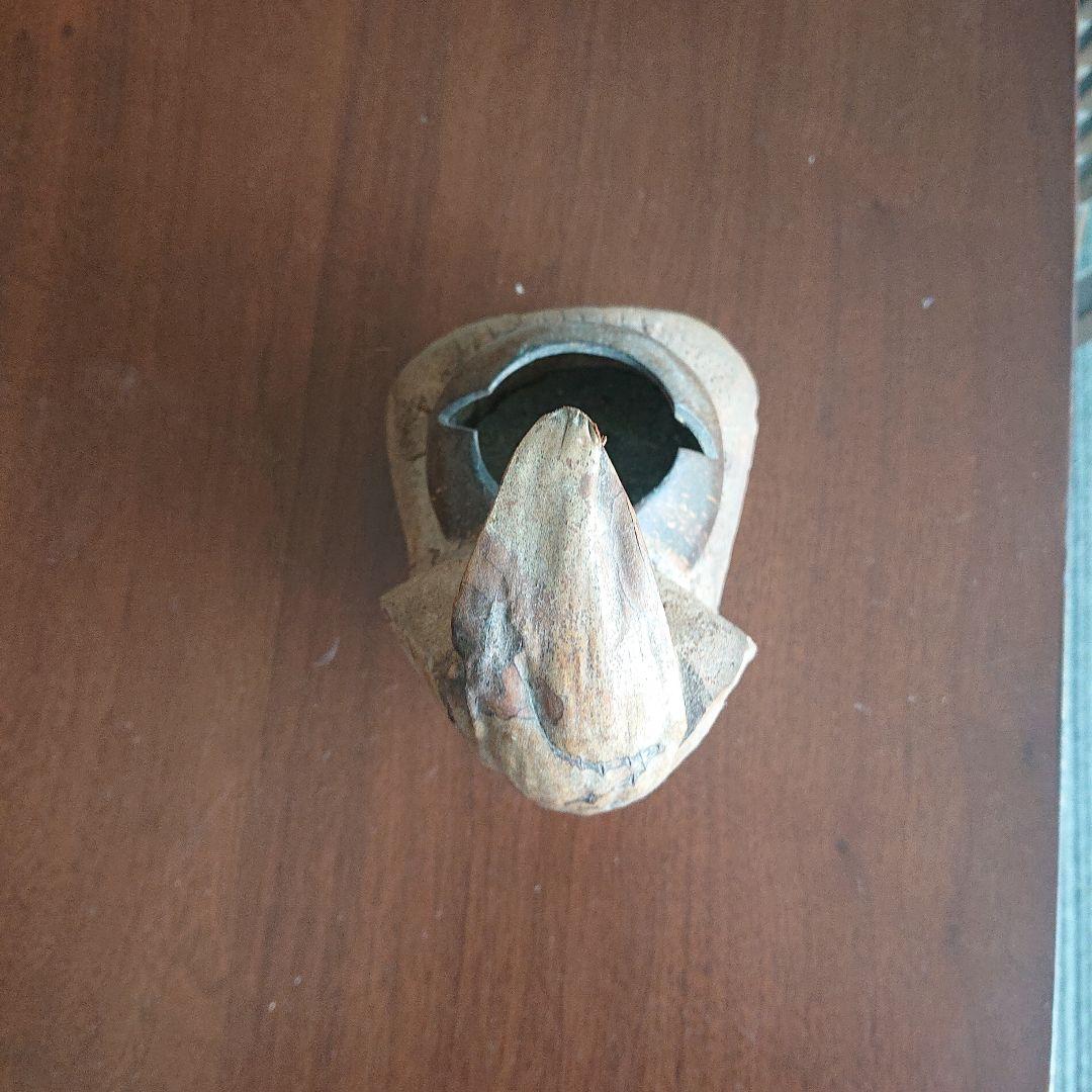 アンティーク灰皿木製鷹鷲
