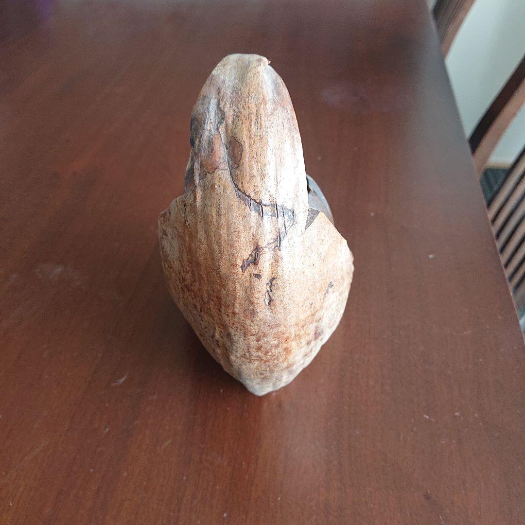 アンティーク灰皿木製鷹鷲