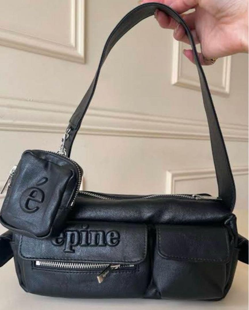 épine pouch Pocket bag black エピヌ バッグ