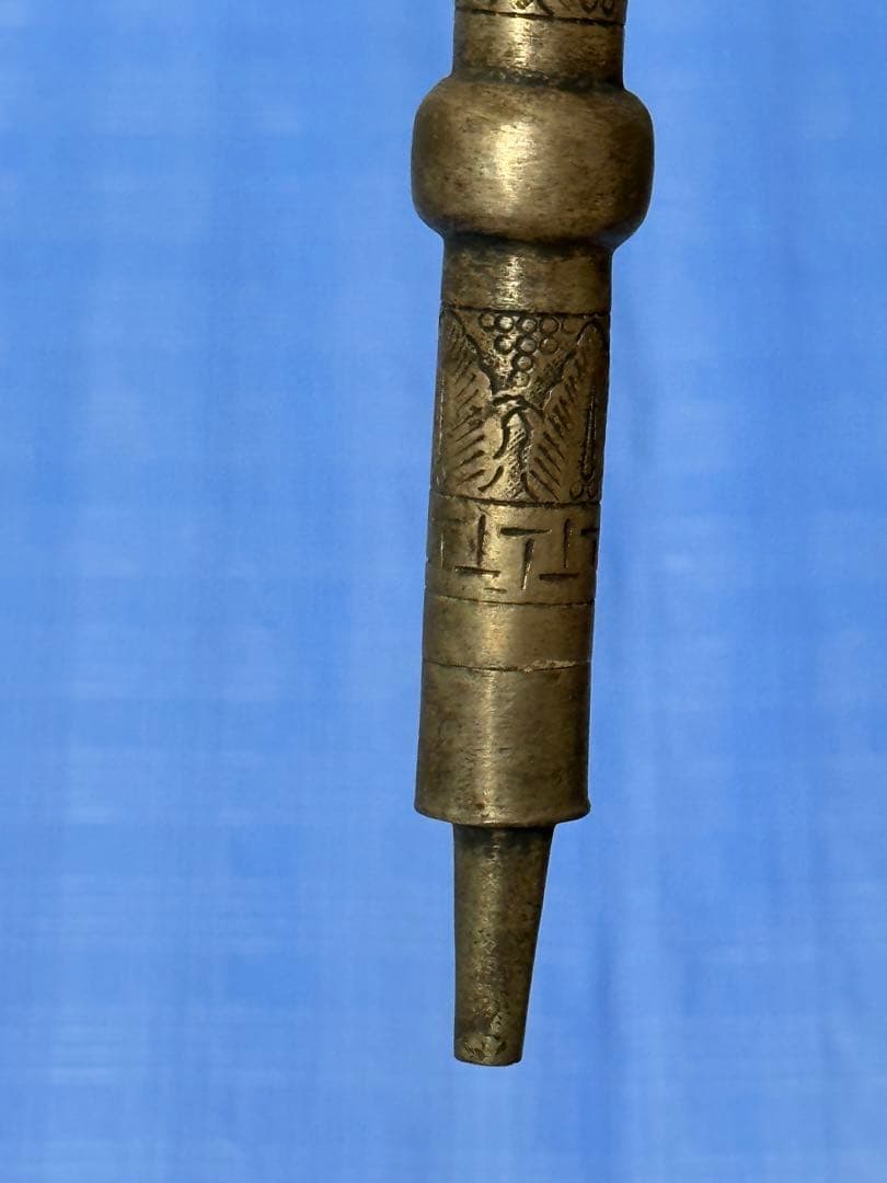 中国骨董品 清時代銀製キセル 92グラム