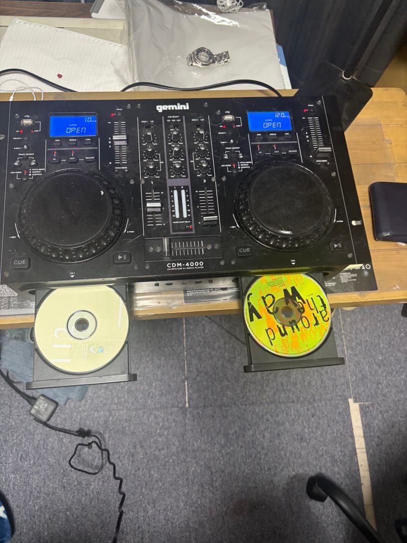 Gemini CDM-4000 DJコントローラー　全ての動作問題なし