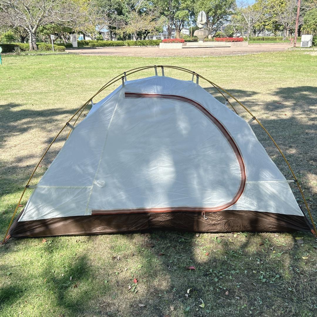 【美品】モンベル mont-bell クロノスキャビン 2 オレンジ 2〜3人用