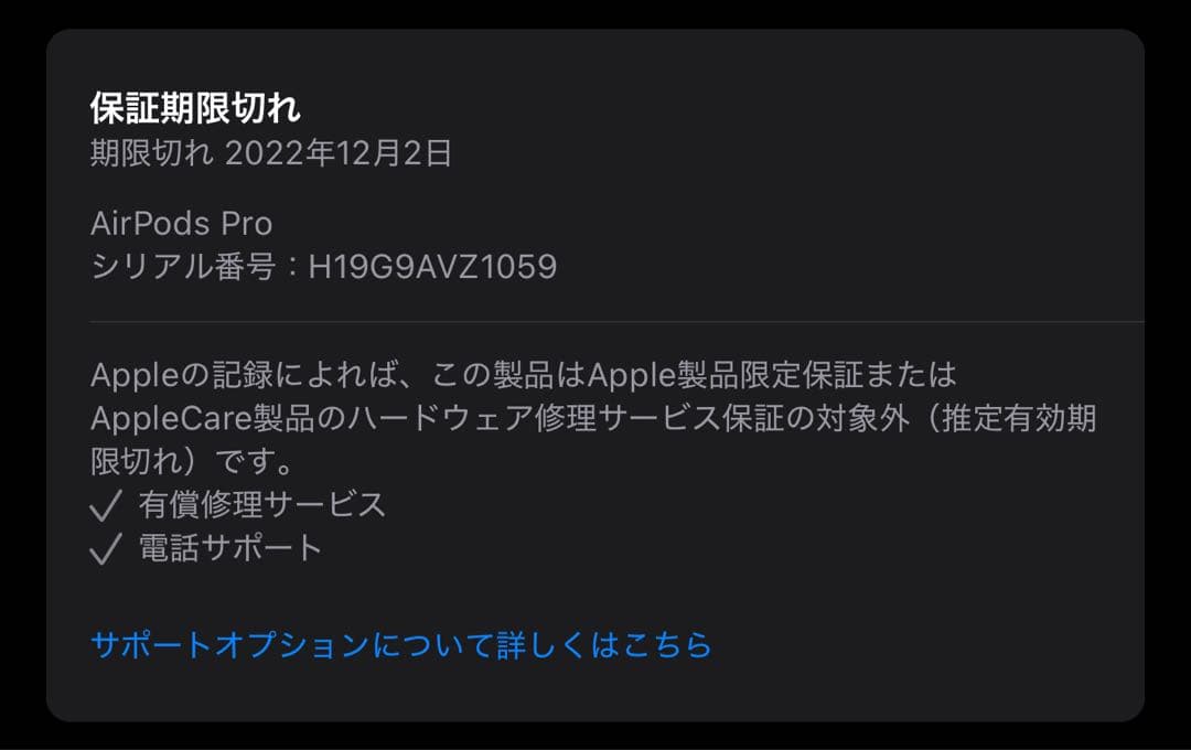 AirPods Pro 第1世代（最終価格）