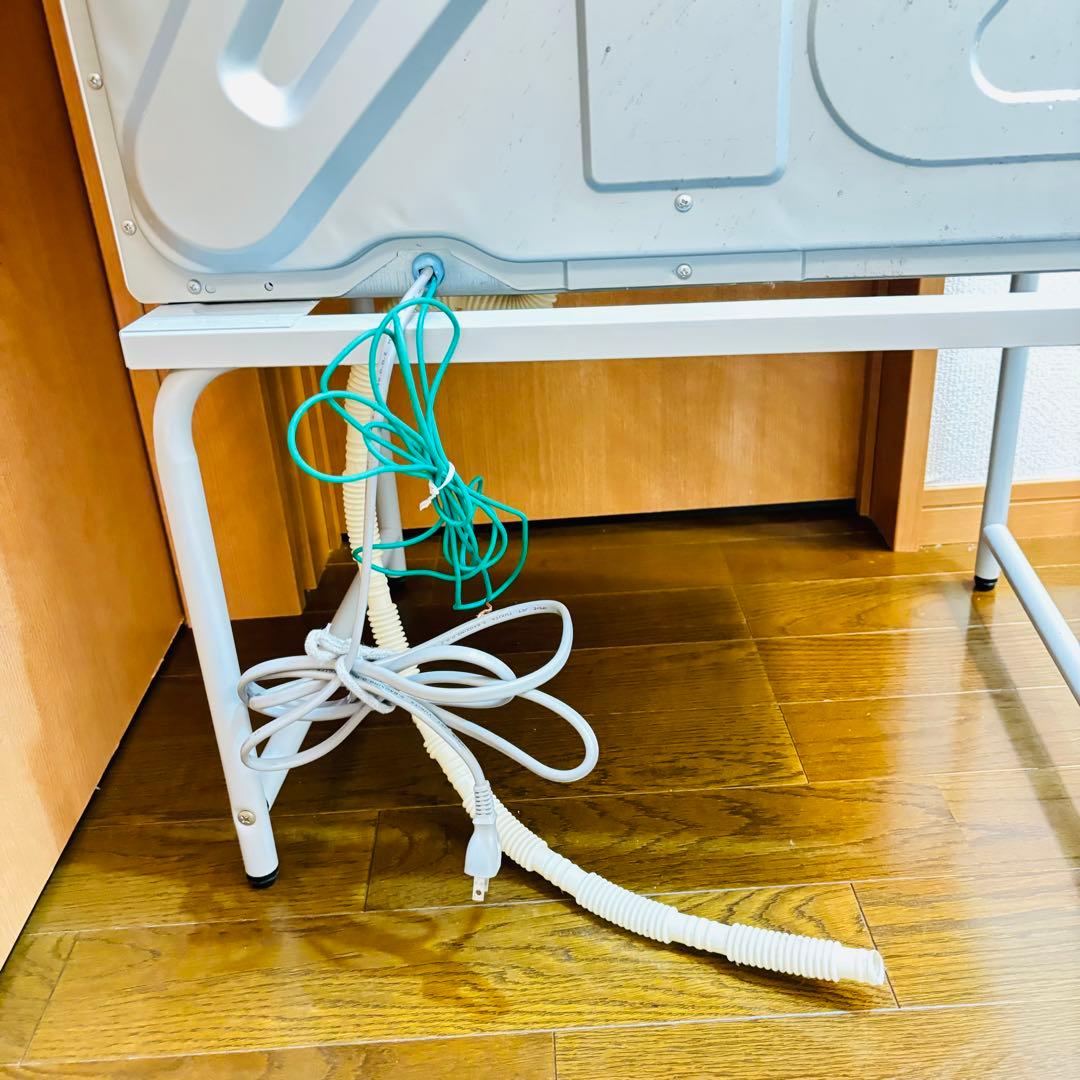日立 電気式衣類乾燥機 4kg DE-N40WX 2018年製　専用スタンド付き