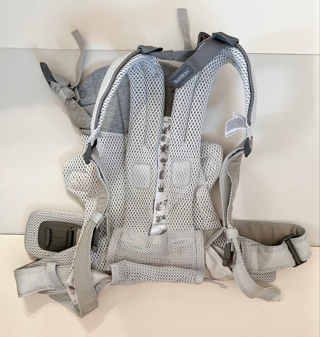 美品✨BabyBjorn ベビービョルン ベビーキャリア ハ－モニ－ シルバー