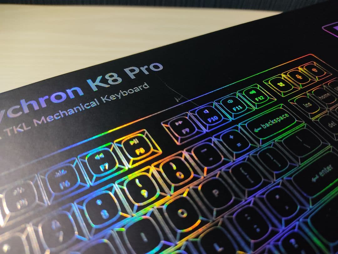 Keychron K8 Pro(青軸)+純正キャリングケース+純正パームレスト