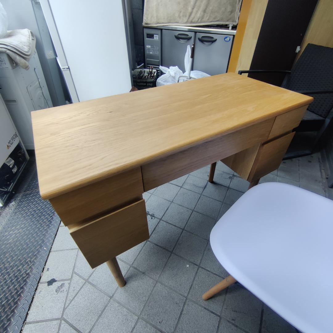 大阪市内配送無料 UNICO SOLK(ソルク) デスク IKEA チェアセット