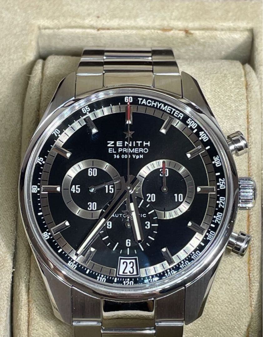 ZENITH純正Dバックルクロコベルト