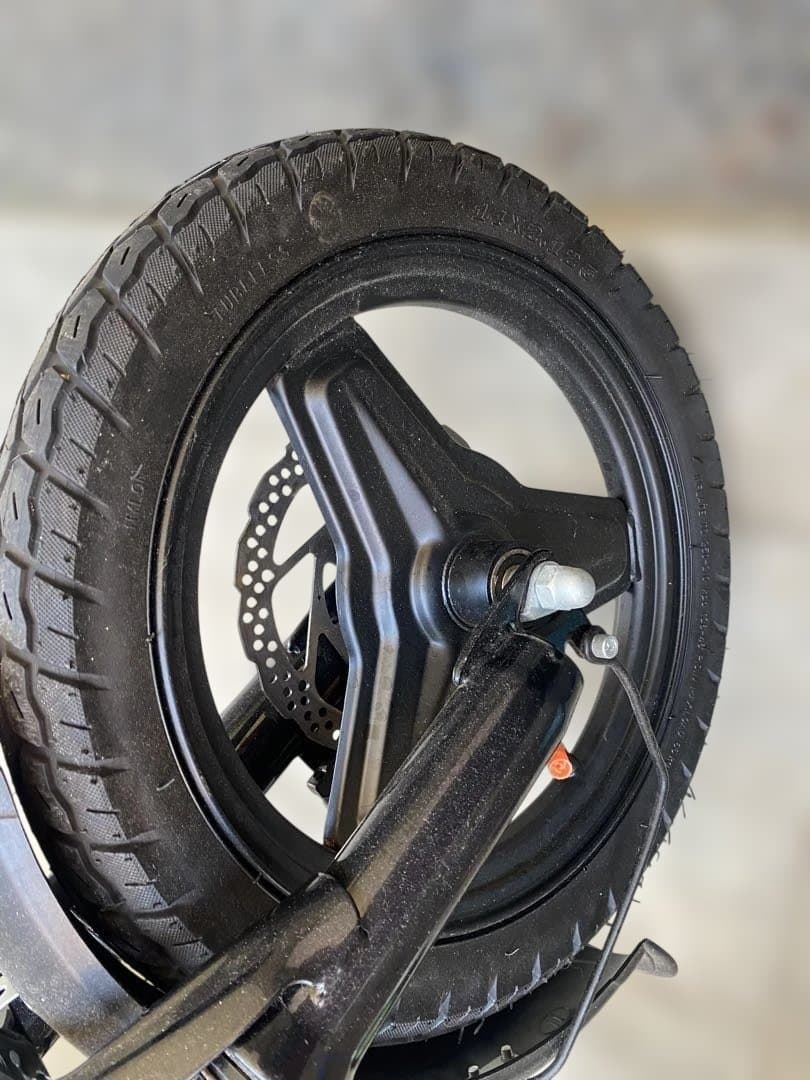 折りたたみ式電動アシスト自転車 黒