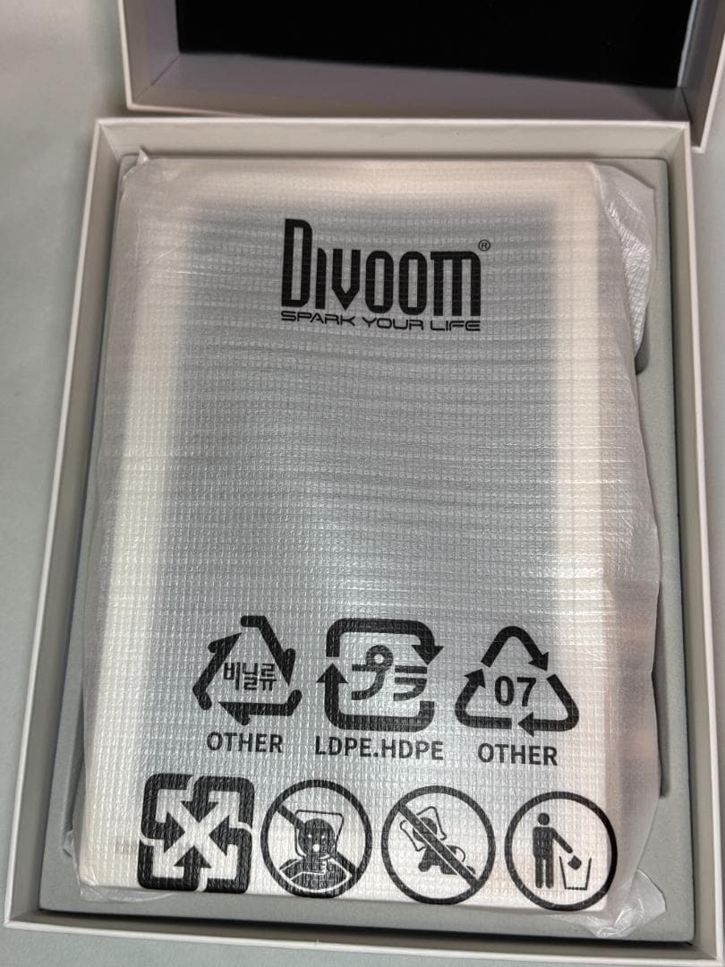 Divoom Times Frame デジタルフォトフレーム オーロラホワイト