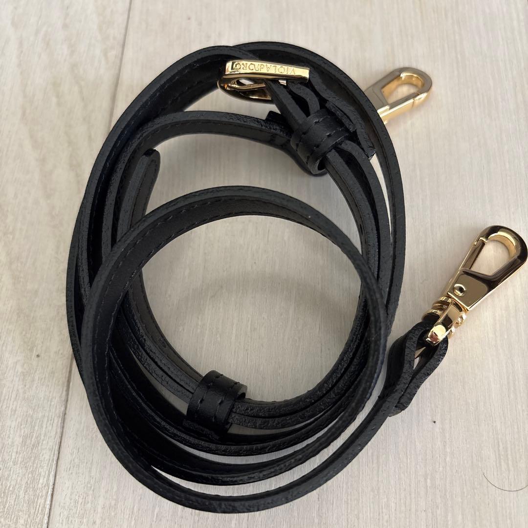 VIOLAd'ORO カゴバッグ　ブラック