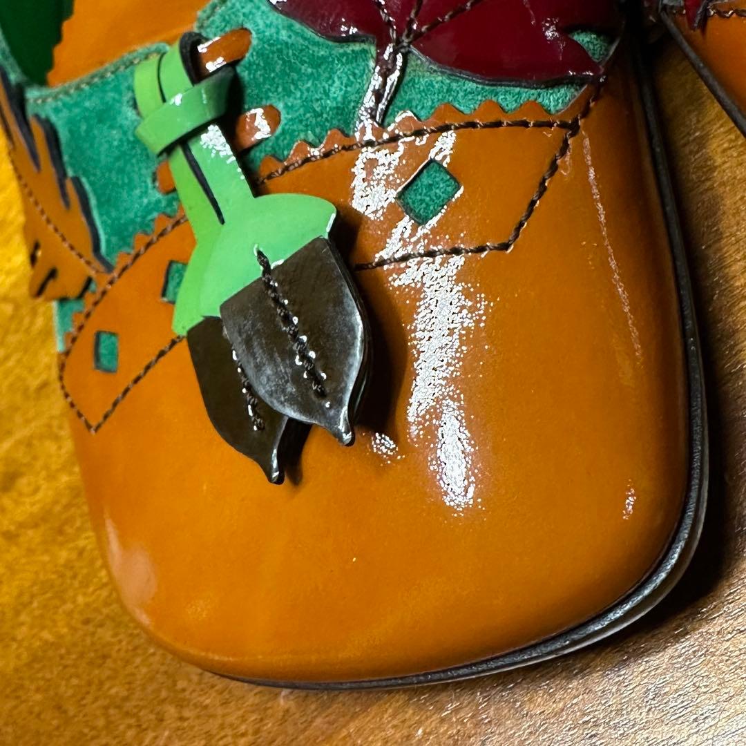 レア！ PRADA ヴィンテージ F/W 1999 秋色 リーフ ミュール