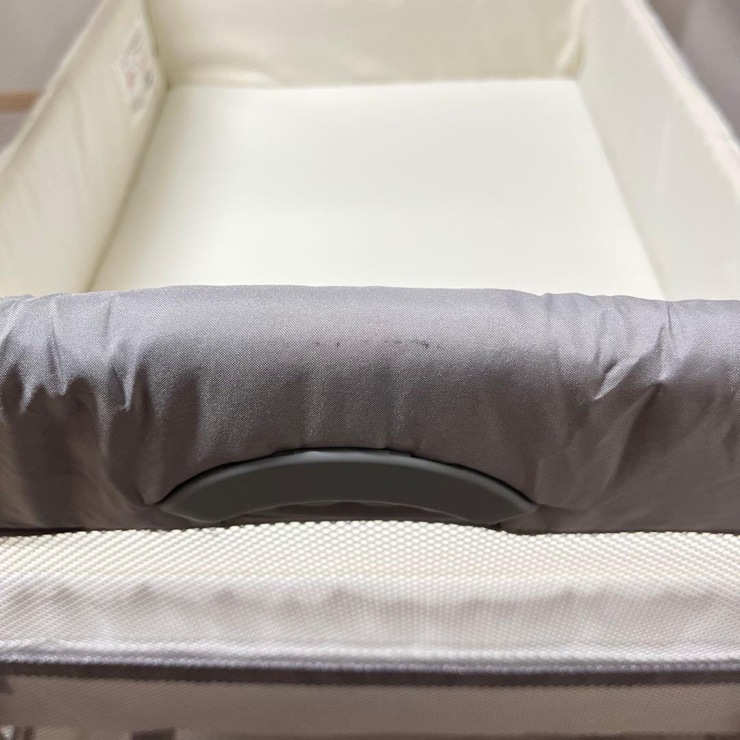 【美品】Aprica アップリカ ココネルエアーAB グレーベアー ベビーベッド