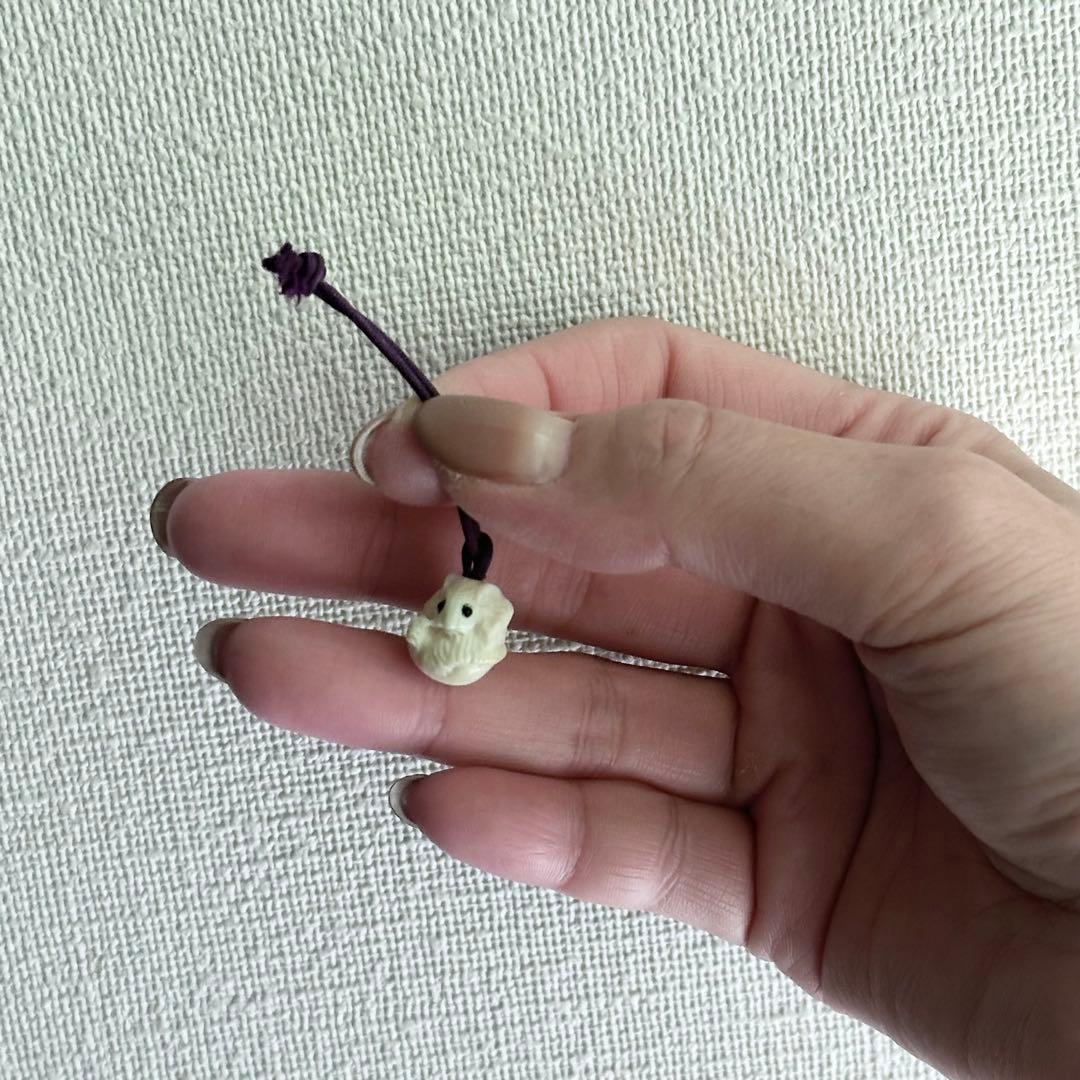 丸鼠　根付け　提げもの　正昭　在銘