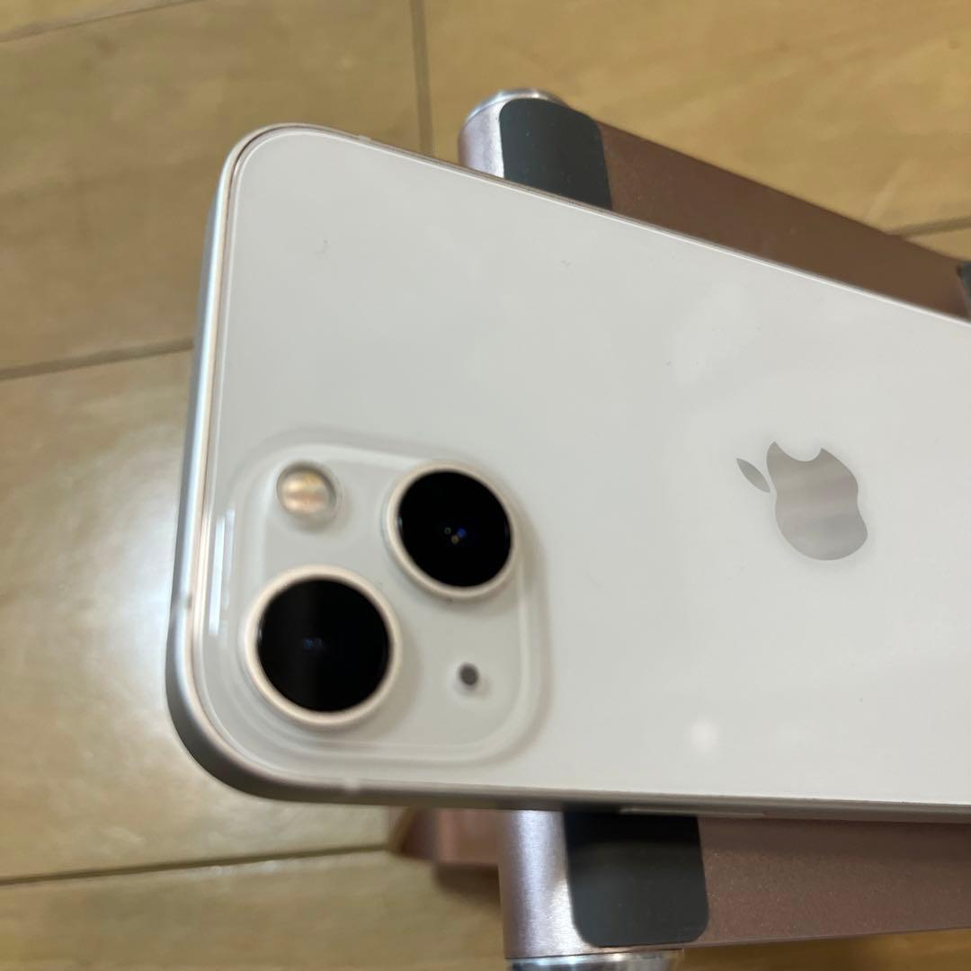 バッテリー新品100%！iPhone13 ホワイト　128GB