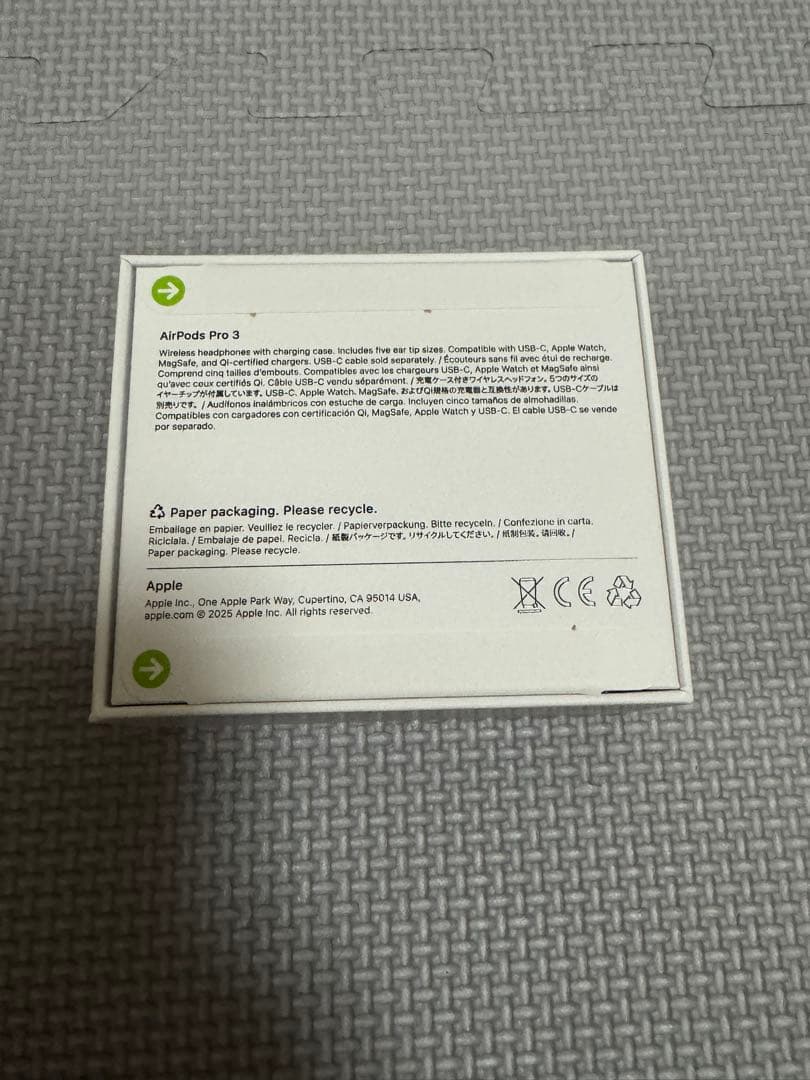 第三世代 AirPods pro3 本体 新品 正規品 ワイヤレスイヤホン