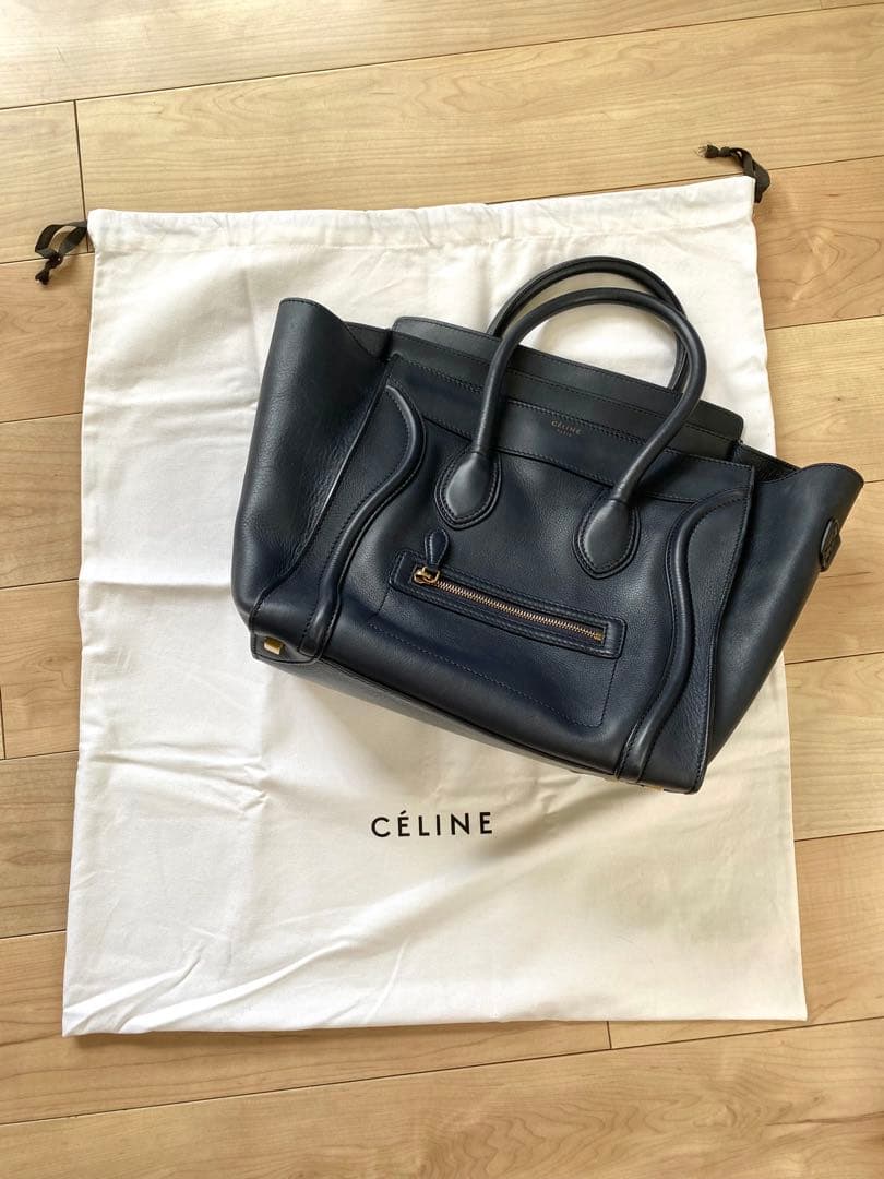 【Yuka様限定】セリーヌラゲージミニショッパートート　ネイビー