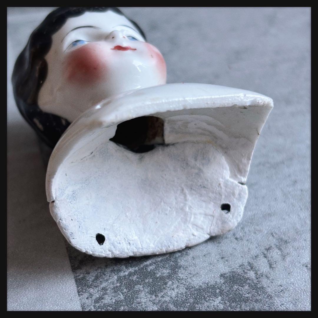 レアアンティーク チャイナヘッドドール　 ヘッドパーツ