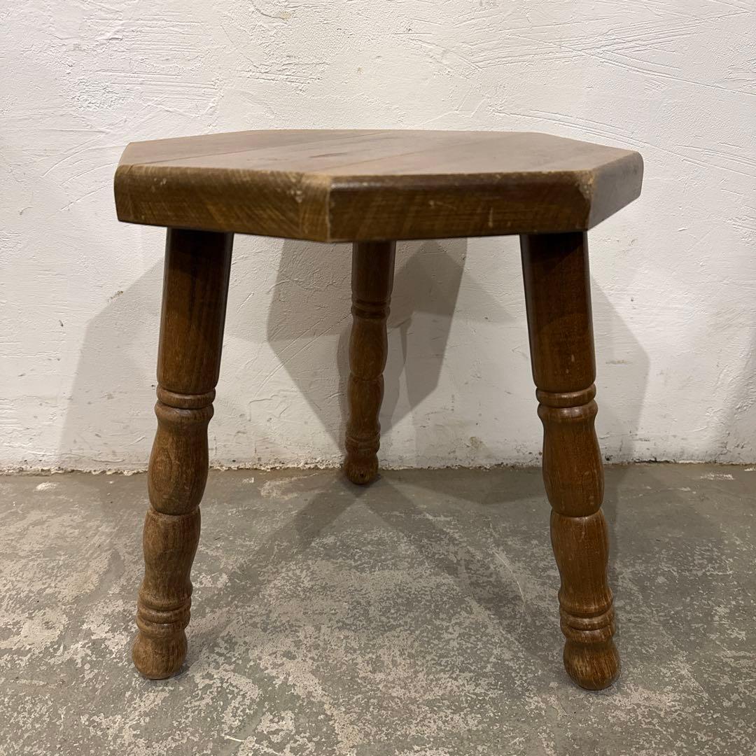 年末年始saleヴィンテージ　木製サイドテーブル　花台