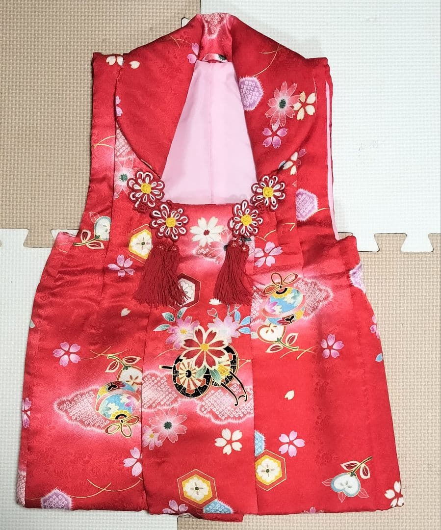 【正絹】七五三 3歳 着物フルセット