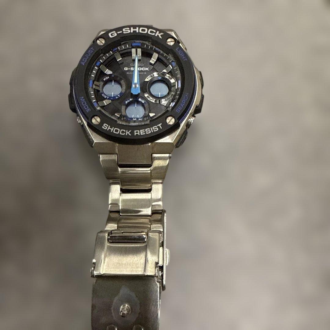 3*7様 06237CASIO G-SHOCK GST-W100D 電波ソーラー
