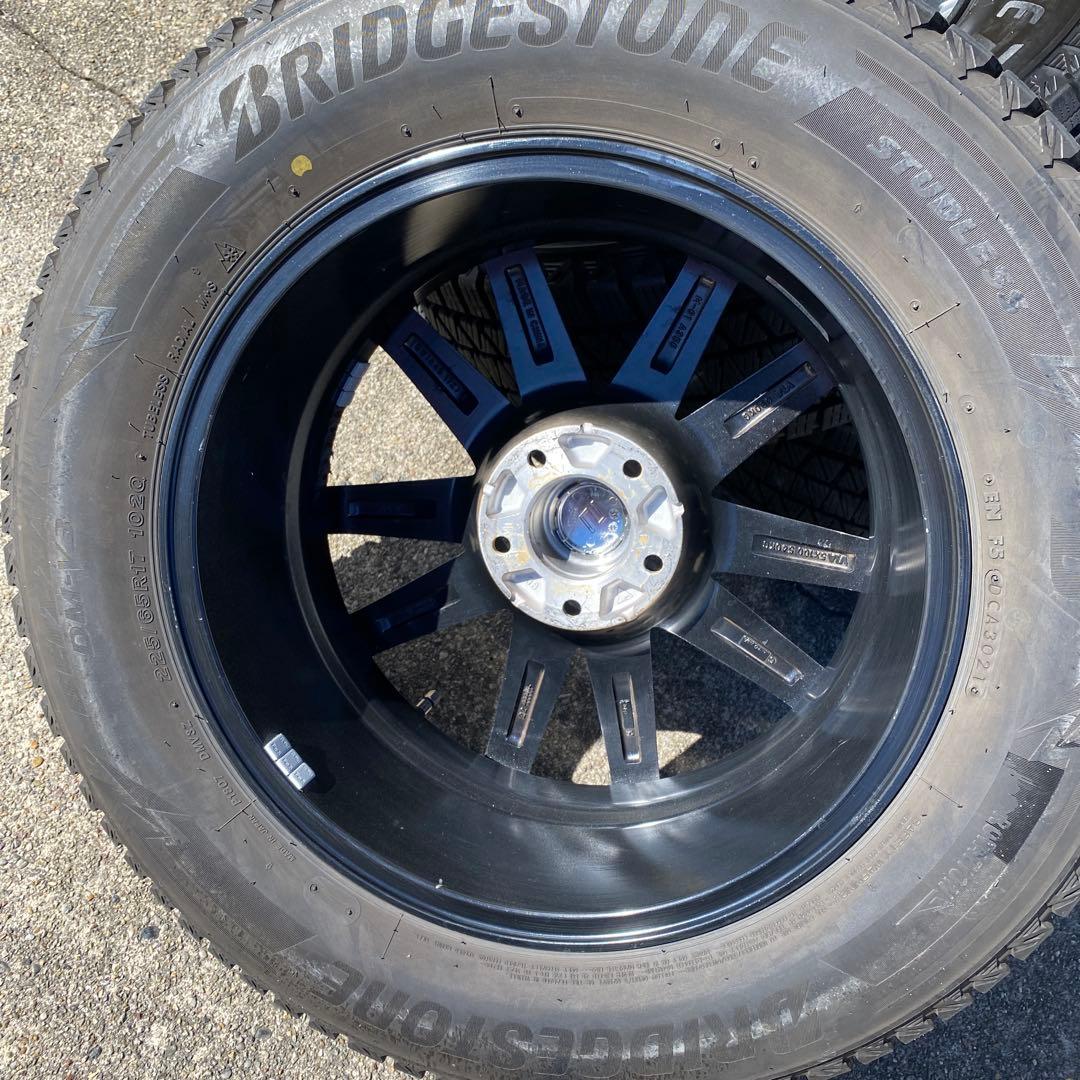 ◇中古溝有ブリヂストン225/65R17 ブリザックスタッドレスセットハリアー