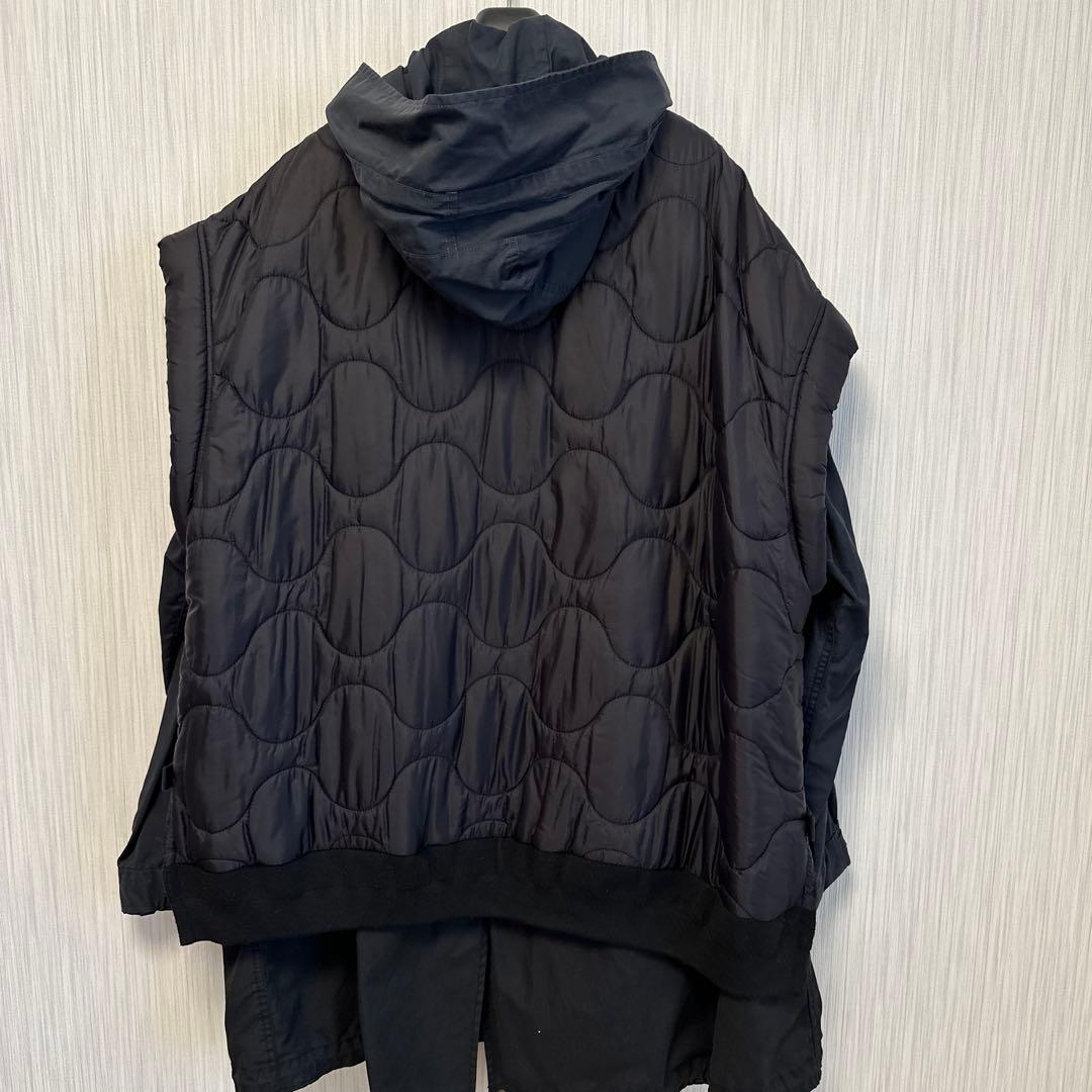 etsinta モッズコート 黒 ベスト付